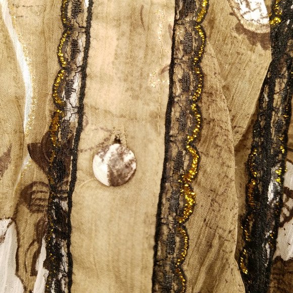 Kaelyn-Max Sheer button down - Picture 6 of 13